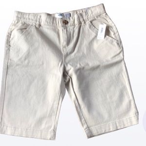 Old Navy size 14 girls tan shorts NWT uniform girls
